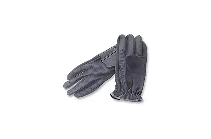 Beretta Black Alcantara Mesh Gloves